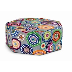 Count them: seven sided footstool from Missoni