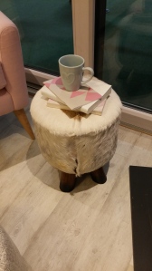 On the lookout for flexible extra seating/tables? Goat Hide Stool from Rockett St George would fast become one of the family